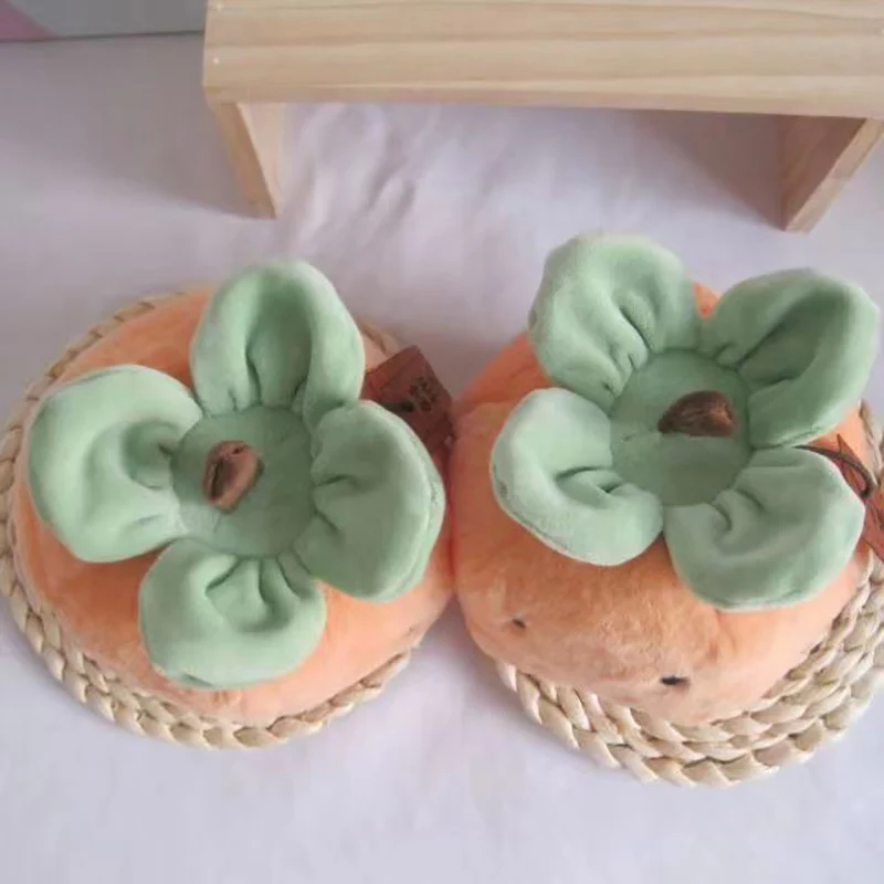 笑顔のパーシモンぬいぐるみ25cm,オレンジの果物のぬいぐるみ,クリスマスプレゼント