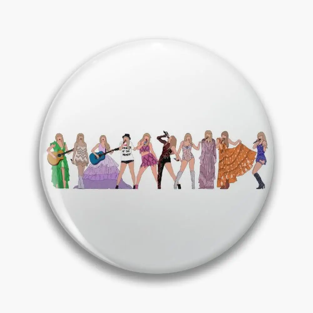 Eras Tour Taylors Pin Buttons Brooches  Jewelry Accessory Customize Brooch Fashion Lapel Badges