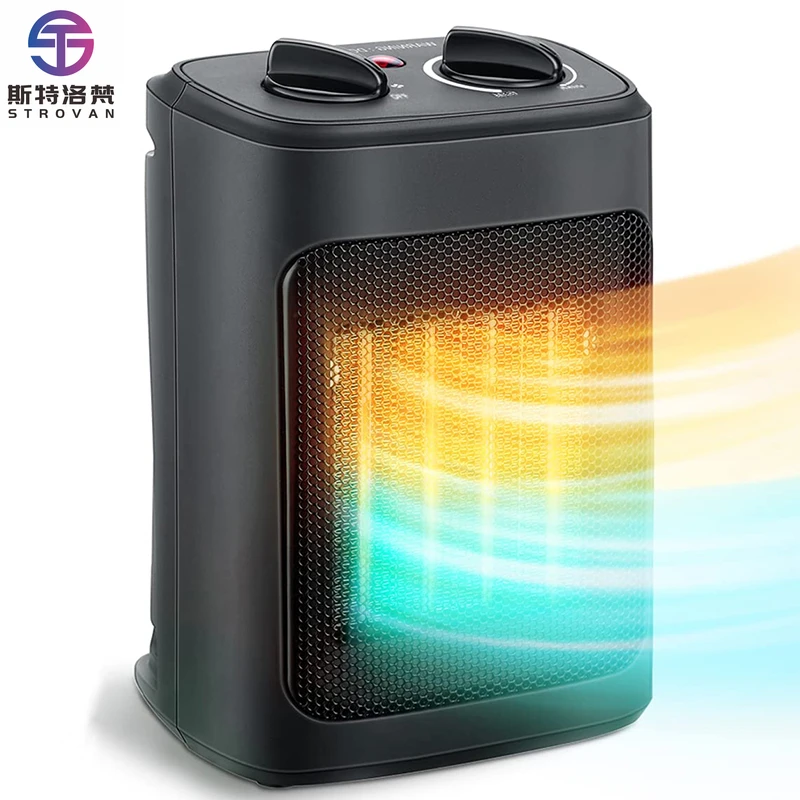 

STLF Wholesale Portable Mini Mechanical Button 1500w Indoor Fast Heating Warm Electric Space Heater