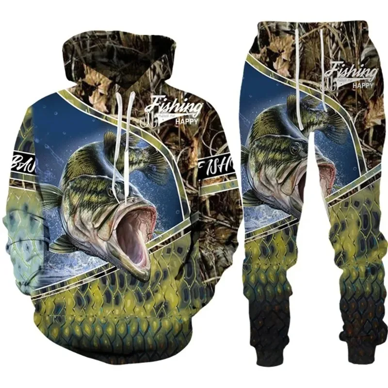 

2025 Fashion Men's Clothing Trend Animal The Eagle 3D Printed Sports Set Casual Hoodie and Pants Oversized Hoodie