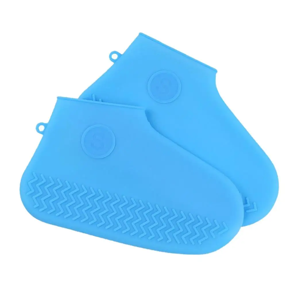 Lightweight Silicone Overshoes Waterproof Reusable Shoe Cover Boot Guard for Muddy Roads and Wet Weather