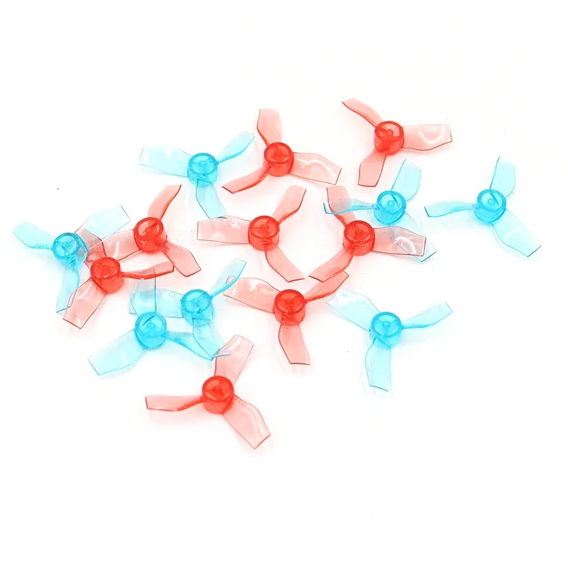 GEMFAN 1219 3-블레이드 프로펠러 31mm 0.8mm/1mm 샤프트 홀 CW/CCW 0703-1103 모터용 - FPV RC 드론 내구성 있는 PC 프로펠러 (4쌍)