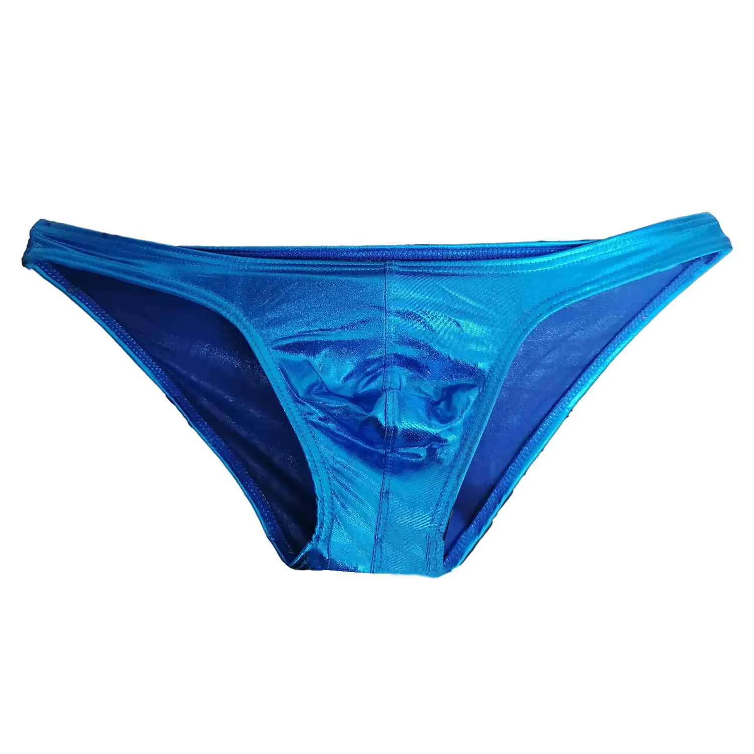 

мужские трусы слипы Faux Leather Low Rise Briefs Men Underwear Pouch Cuecas Sexys Para Homem Slip Herren Ropa Interior Masculina