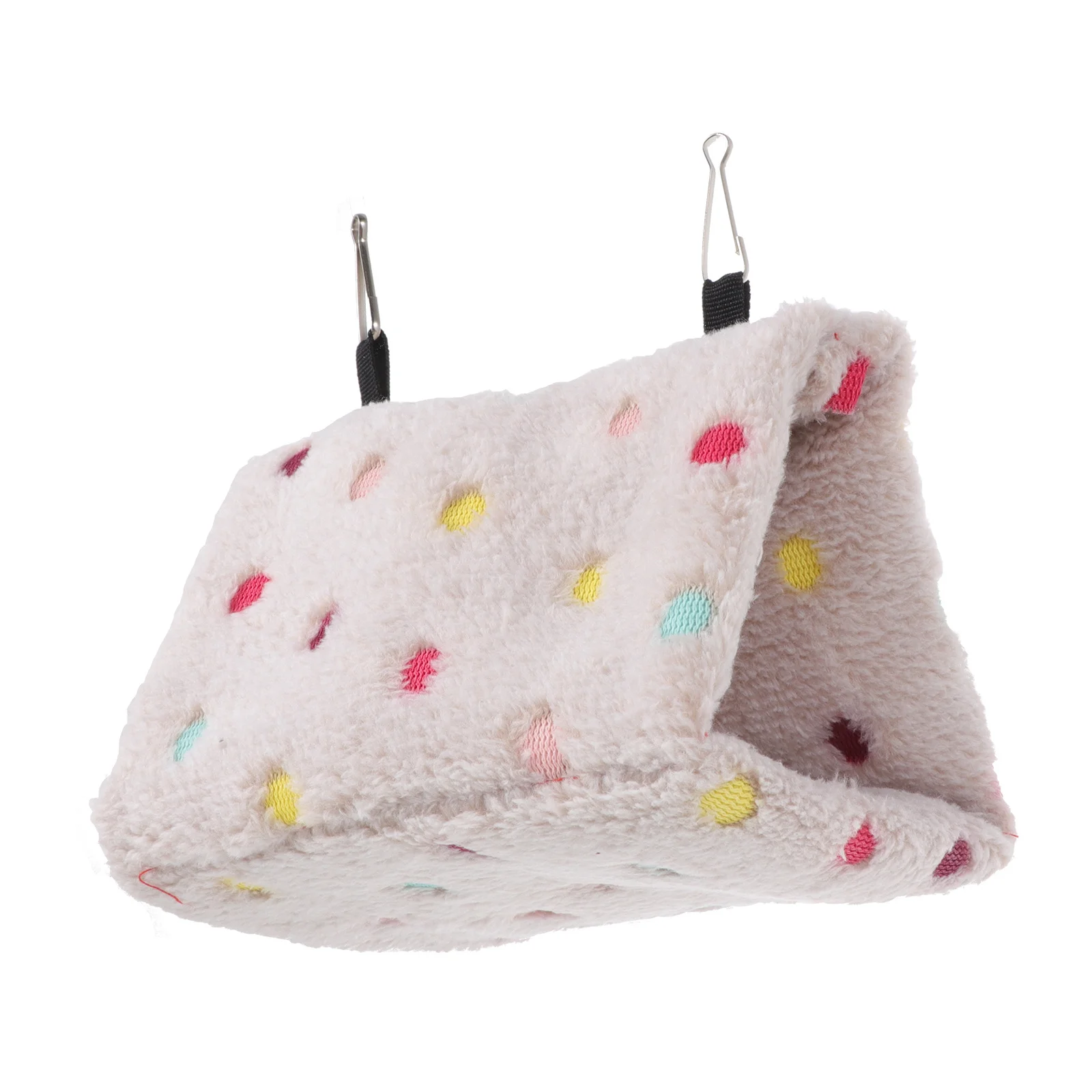 

Parrot Warm Nest Fashionable Flannel Hanging Bird Hammock Bed Bird Small Pet Shelter Resting Nest Parrot Hammock