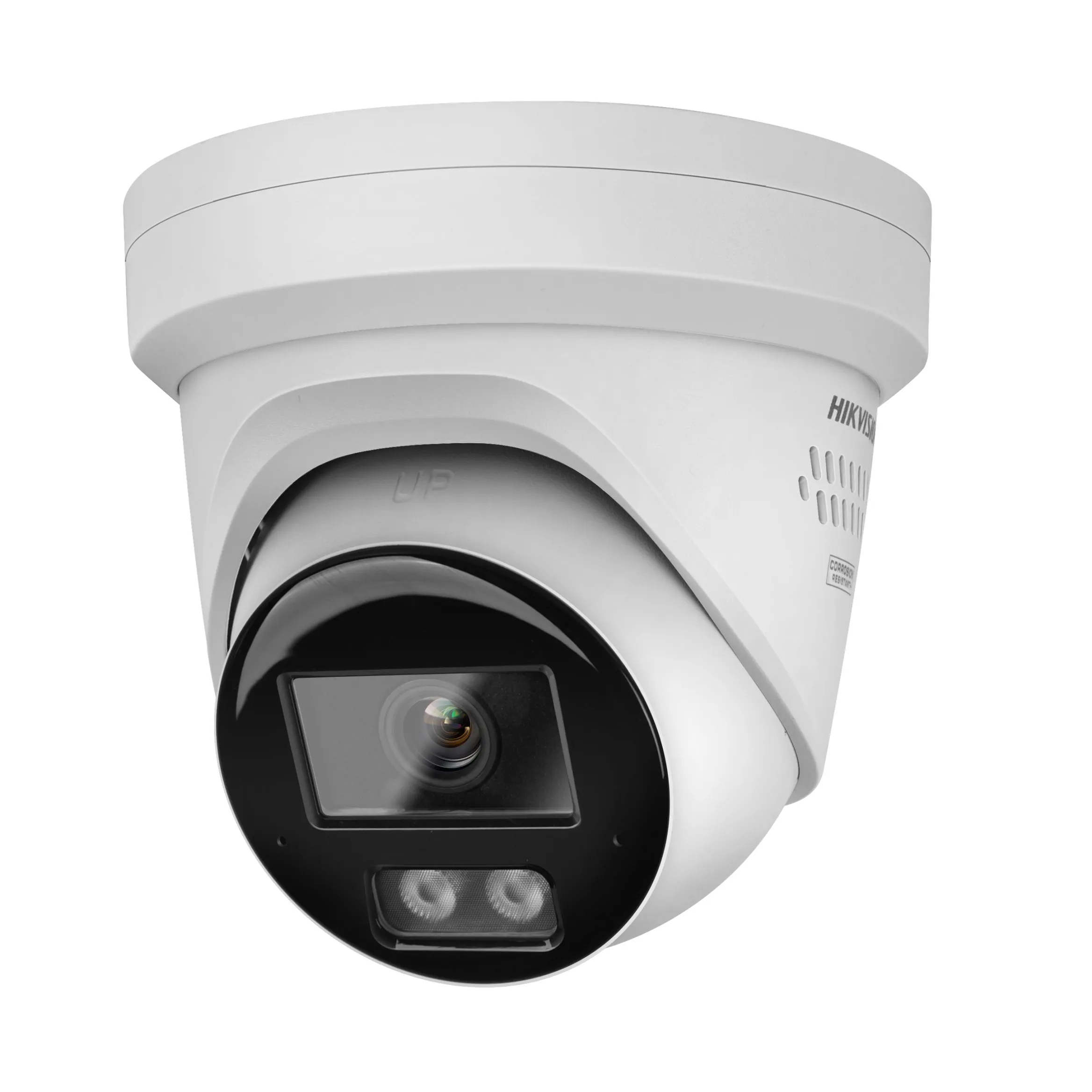 NOVA Hikvision DS-2CD2387G3-LIS2UY/SL 8MP Luz Híbrida Inteligente ColorVu Torre Câmera de Rede HikAI-ISP Áudio de 2 Vias Microfone Duplo Embutido