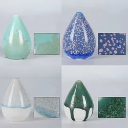 500ml Ceramic Art Kiln Change Crystal Glaze Color Bright Smooth Pottery Bar Teaching Special High Temperature 1220-1250 Degrees