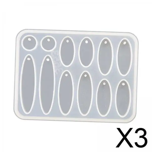 

Гибкая силиконовая форма для эпоксидной смолы, серьги, подвески, аксессуары для изготовления ювелирных изделий, многоразовый инструмент для украшения своими руками