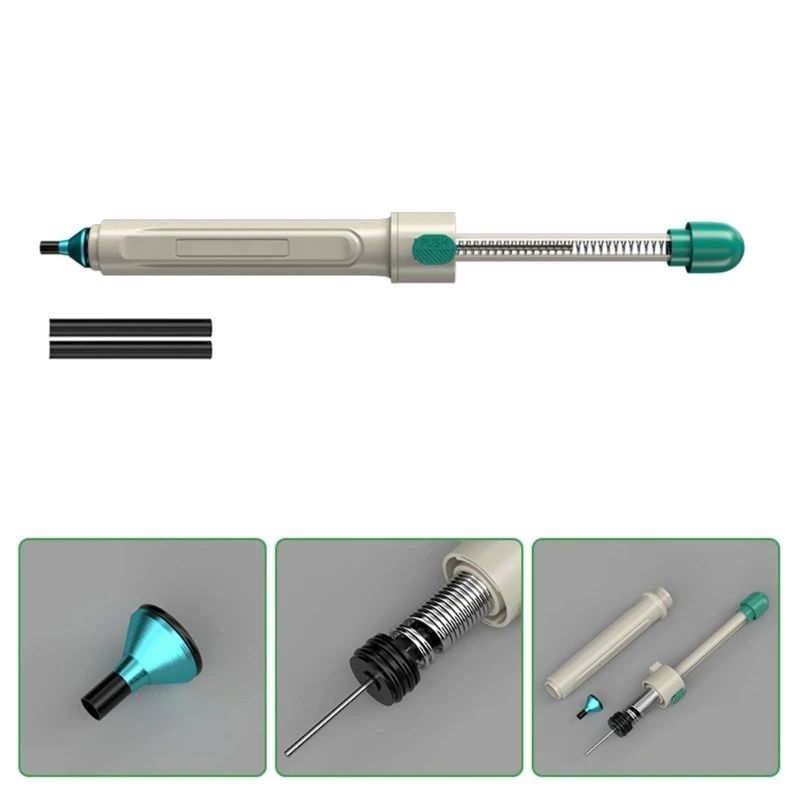 

Manual Desoldering Pump Tool For Electronic Repair With Ergonomic Grip Design HX6C