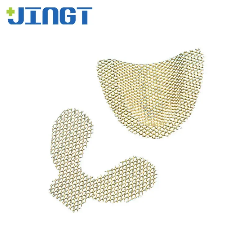 Dental Dentation Processing Reinforcement Network - Solid Upper and Lower Mouth Metal Mesh Denture - Resilient Oral Material