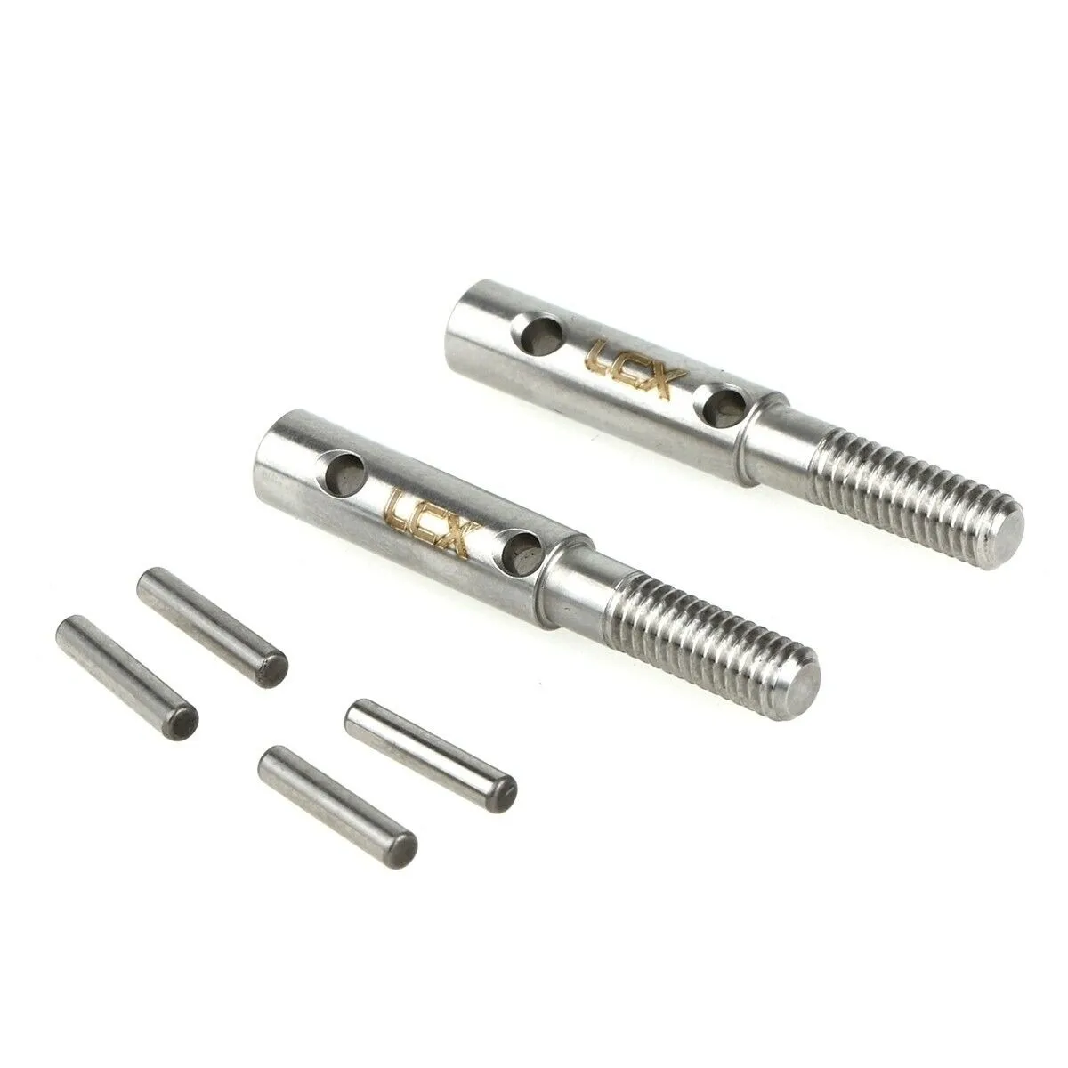 LCX 레이싱 1/10 RC 크롤러 스테인리스 스틸 AR44 포털 스터브 액슬 드라이브 샤프트, Axial SCX10 II 업그레이드 부품 액세서리