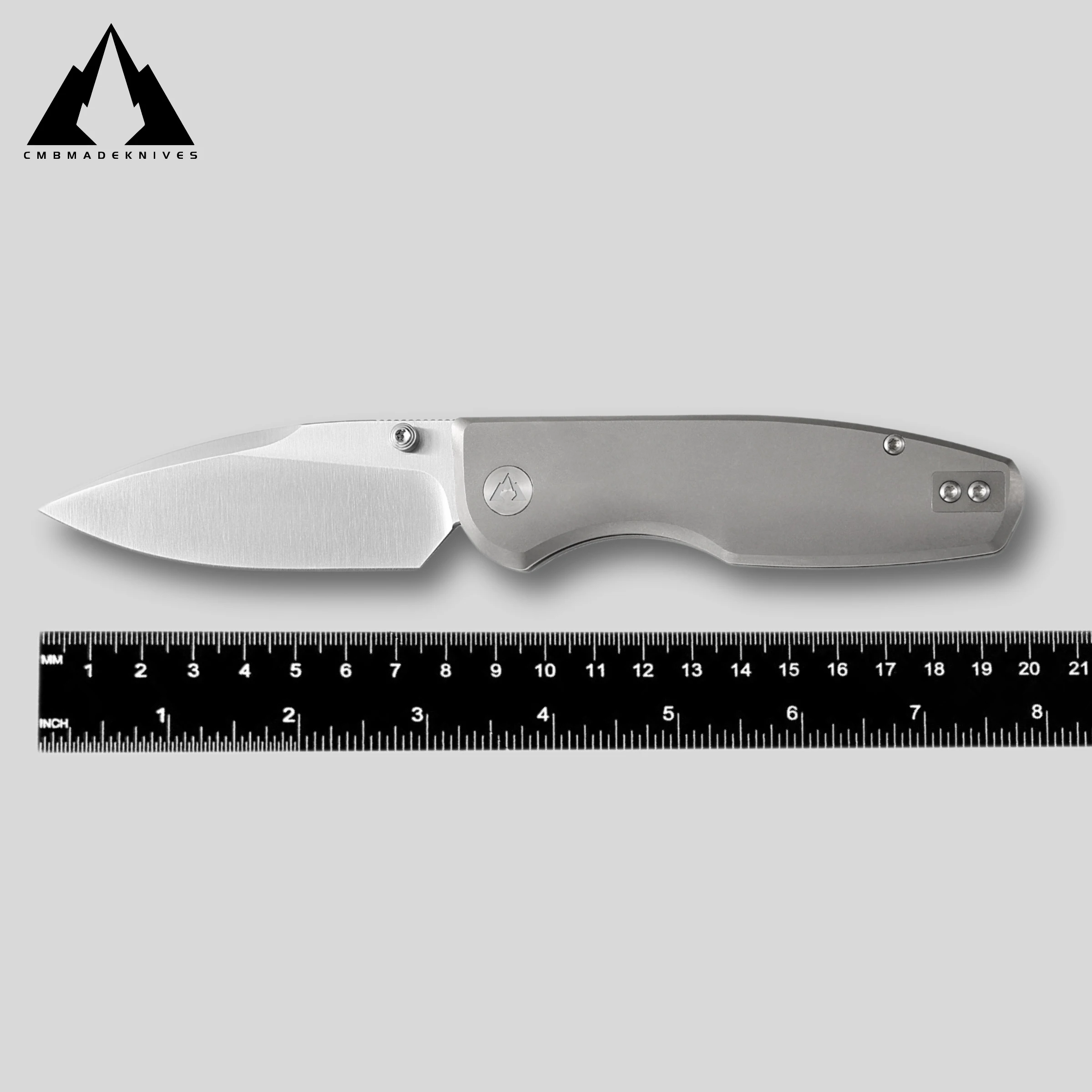 

CMBMADEKNIVES Predator V4 Titanium Handle M390 Steel Camping Outdoor Pocket Folding Knife EDC CMB-20C