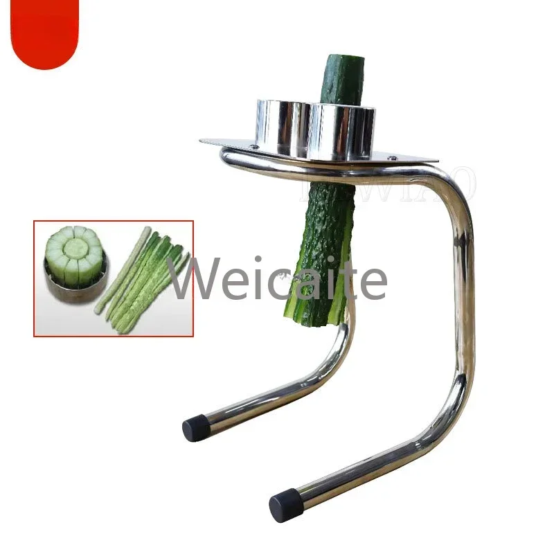 Stainless Steel Carrot Strip Cutter Manual Cucumber Cutting Machine For Sushi Cut Cucumber Strips Machine