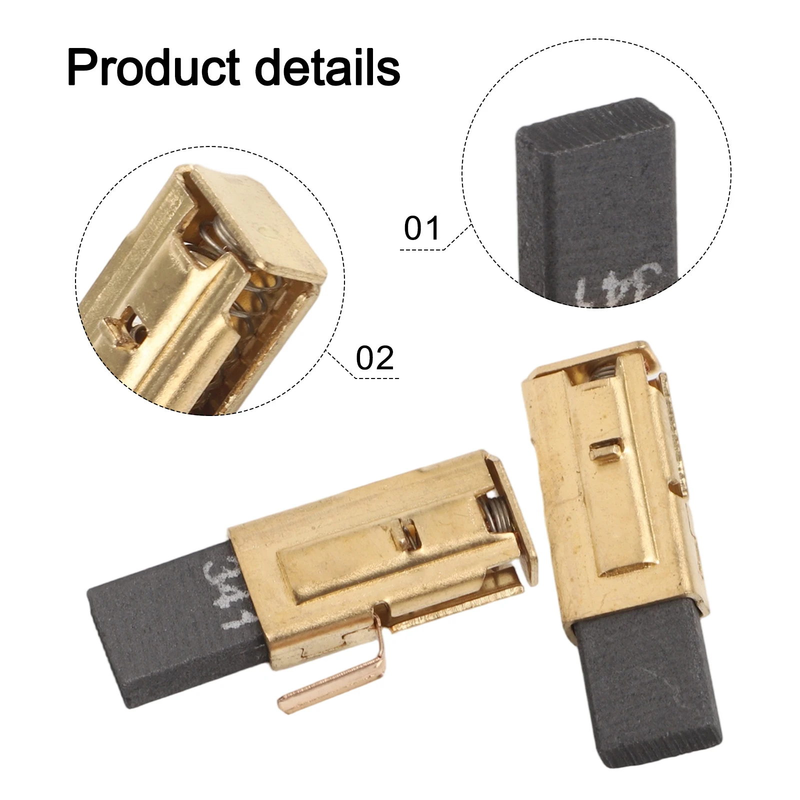 DIY Projects as Picture Electric Tools Motor Brush Replacement Brushes Applicable Model BE 620 SP BE 622 SR New Unused