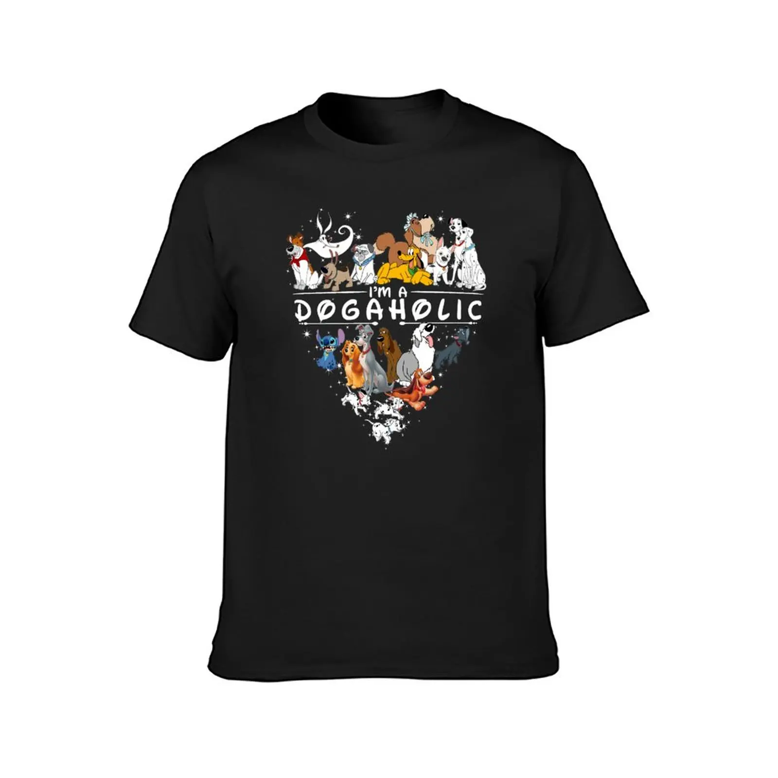 dogaholic T-Shirt sports fans anime tops customs mens cotton t shirts