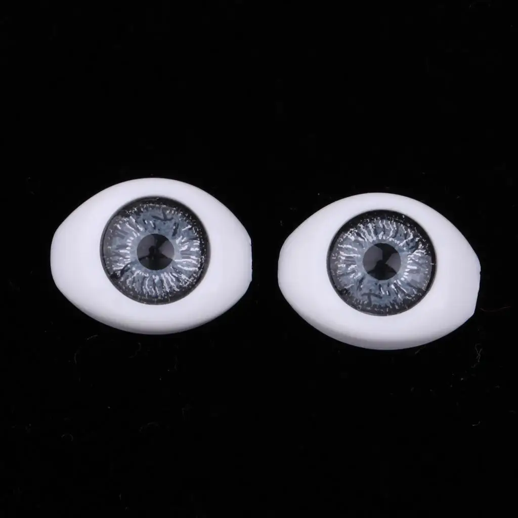 1/4 SD Eyes 14mm for DOD - Silver Iris Black Pupil – Animals Bears Mask Toy