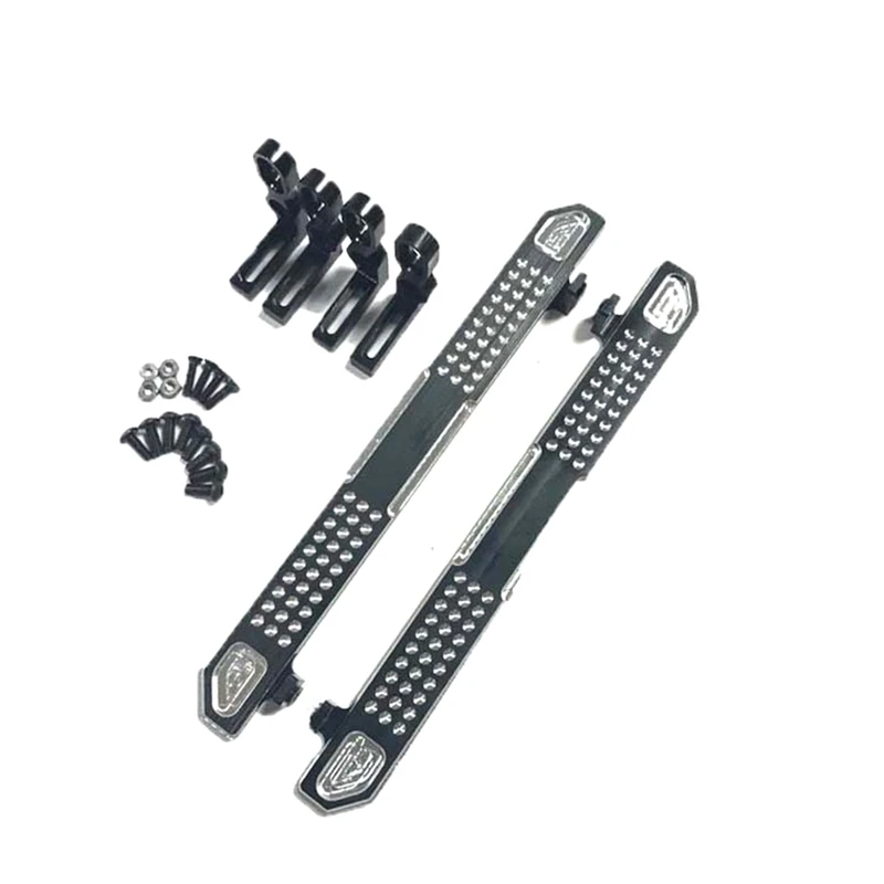 Traxxas TRX-4用の調整可能なt4ペダル,シミュレーション用の金属製サイドプレート,リモコン,オフロードクライミング,カーアクセサリー