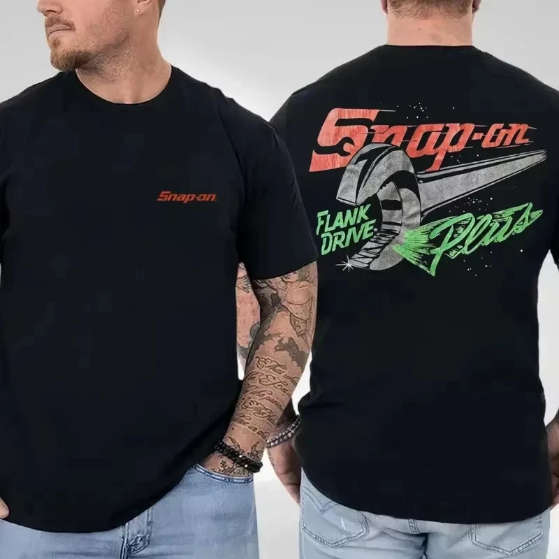 Flank Drive Plus Vintage Snap-On Tools T-Shirt Classic Tool Innovation Graphic 2026 Summer Fashion T-shirt