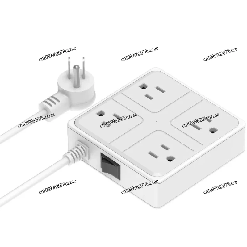 

110V Socket Independent Switch US Standard Usb Extension Cable Intelligent Multi-function Socket Power Strip