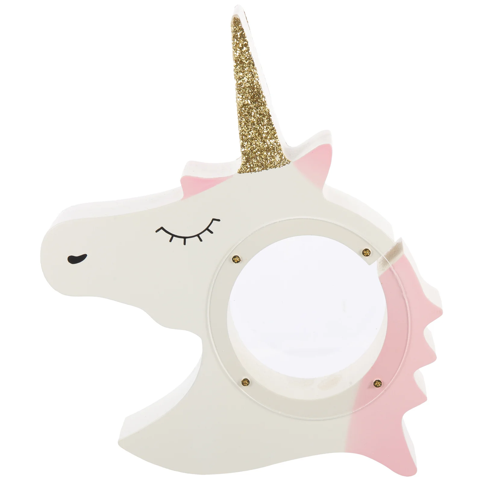 Eenhoorn Spaarpot Acryl Muntcontainer Kinderen Spaarpot Voor Meisjes Leuke Desktop Decor Duurzame Geld Opbergdoos Cartoon Bank