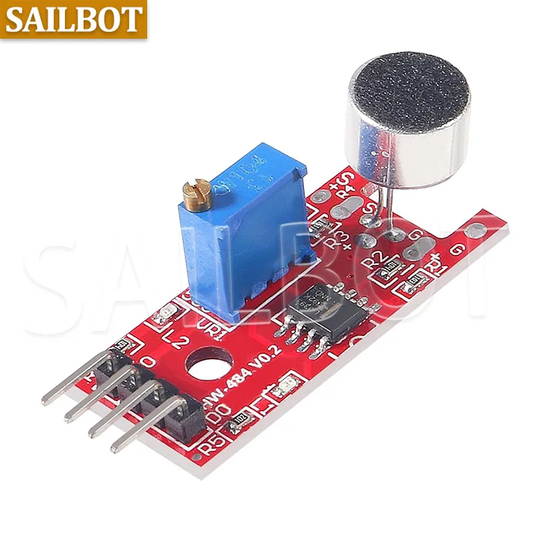 1/5/10 قطعة KY-037 حساسية عالية الصوت ميكروفون الاستشعار وحدة الكشف ل AVR الموافقة المسبقة عن علم KY037