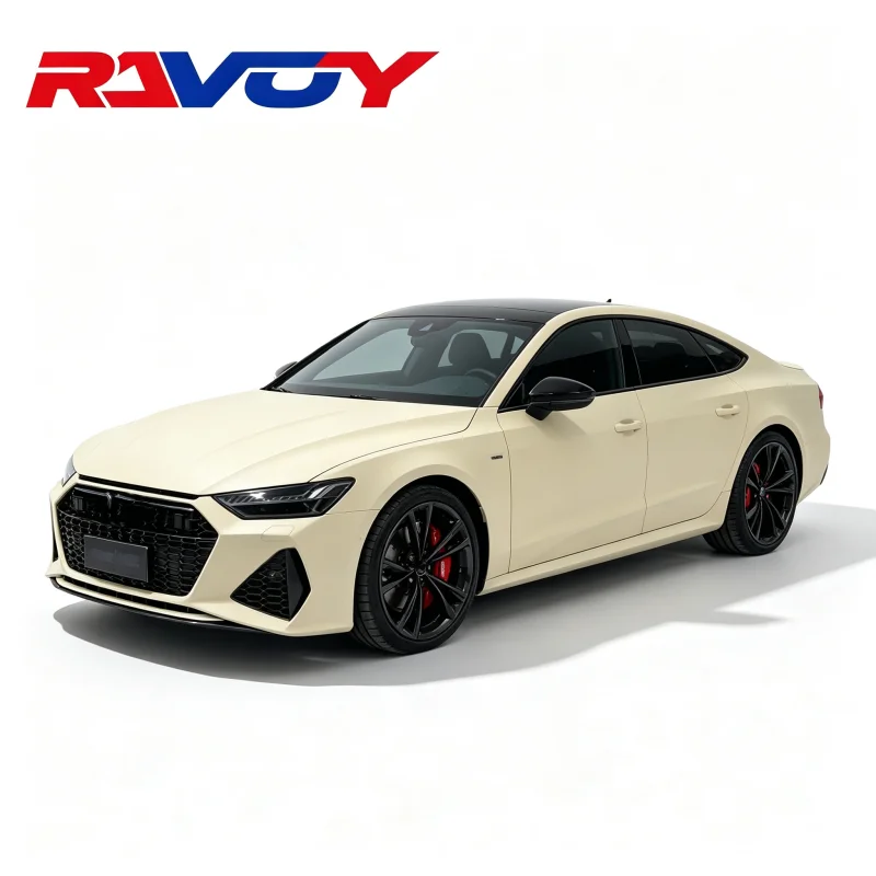 PET matte beige color, with self-adhesive vinyl film, highly durable, suitable for car paint surface protection and modification 2
