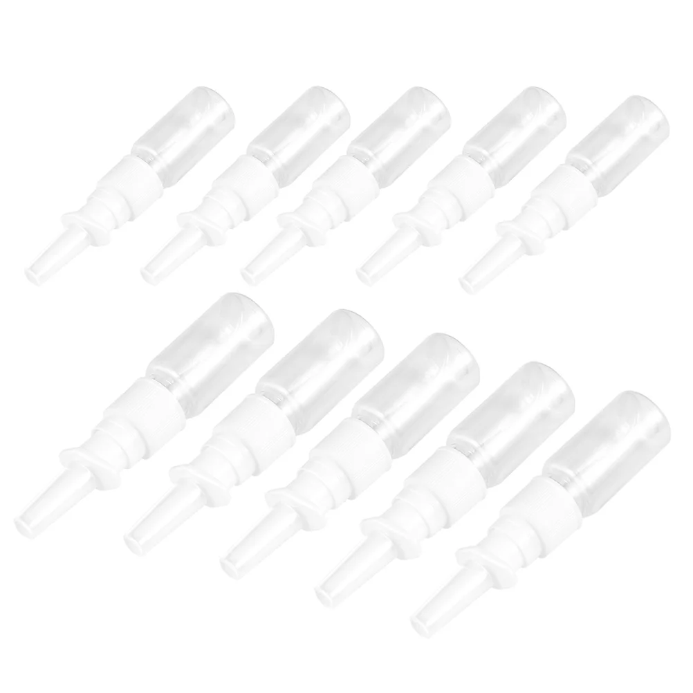 10 Pcs Rhinitis Spray Bottle Cosmetics Toner Bottles for Hair Filling Makeup Plastic Dividing Travel