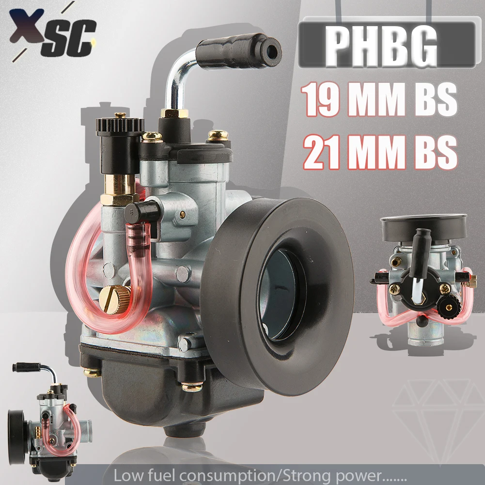 19mm 21mm PHBG Carburetor For Yamaha BWS ZUMA YQ50 50-100cc Engine 2 stroke 19mm BS 21mm BS motor Dellorto Model Accessories