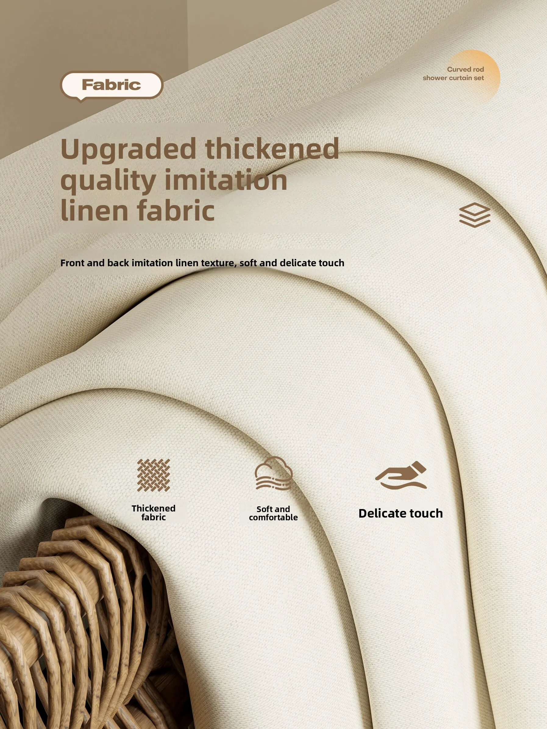 

Водонепроницаемый карниз для штор Batoom Ower Arc Ape без сверления L PE Exble Pole для ванной комнаты, занавеска для перегородки