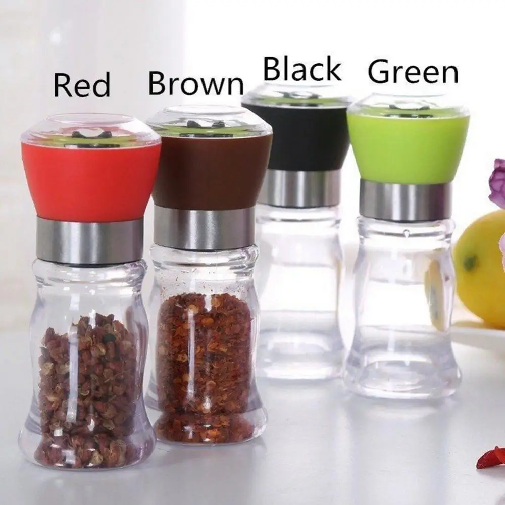 Portable Salt Grinder Manual Pepper Mill Hand Twist Spice Kitchen Grinding Tool Gadget Millss