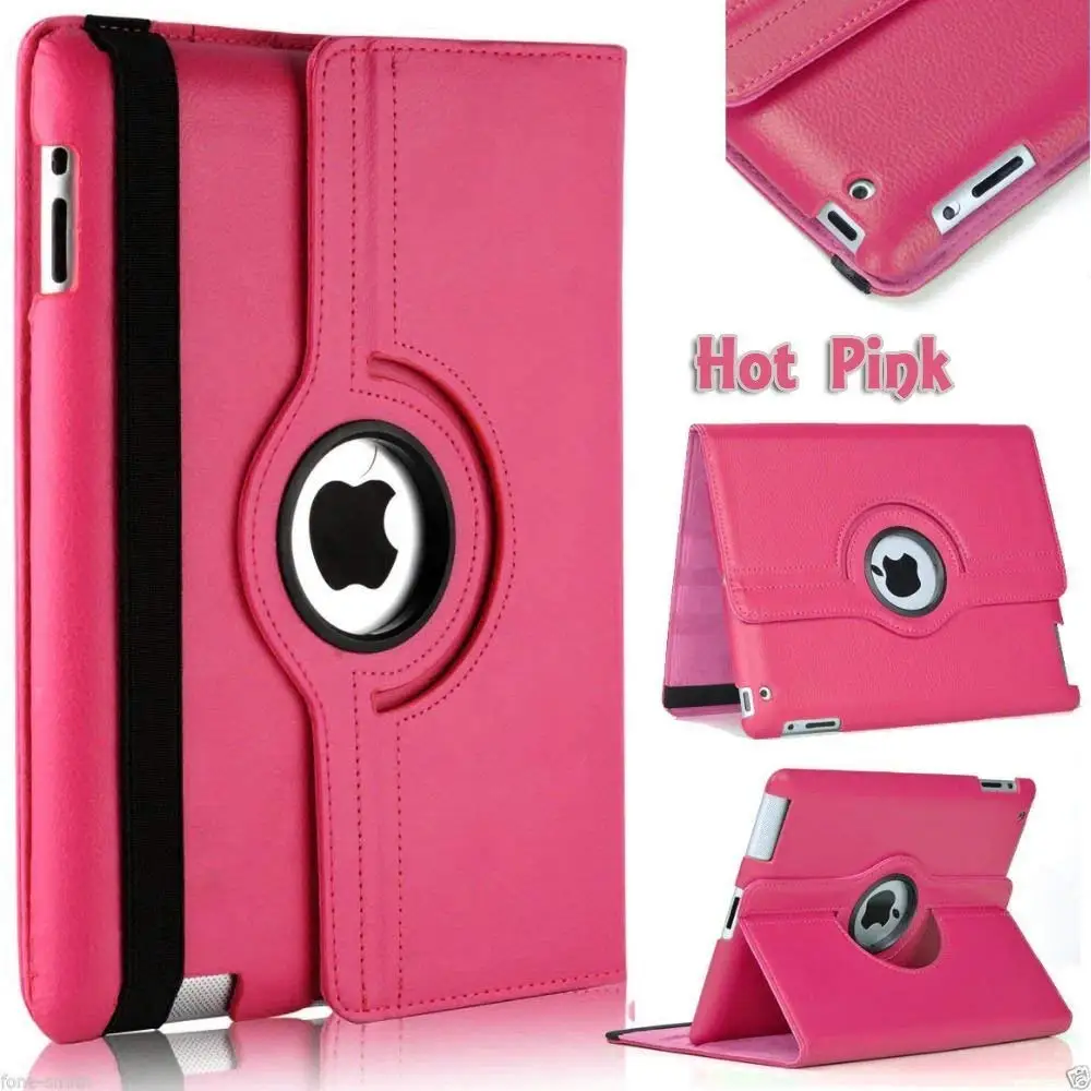 For iPad mini 1 2 3 360 Case Degrees Rotating PU Leather Flip Cover Case funda ipad mini 4 5 6 8.3 2021 tablet smart cases coque