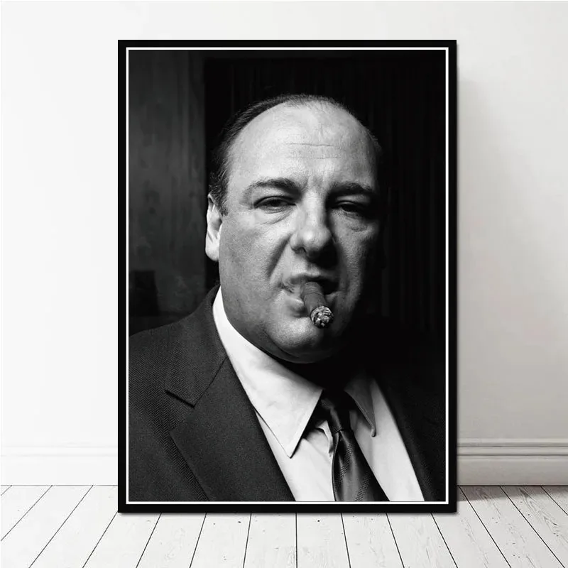 TV Movie Tony Soprano Gangster Classic Godfather Vintage Poster Prints Canvas Painting Wall Art Picture Living Room Home Decor