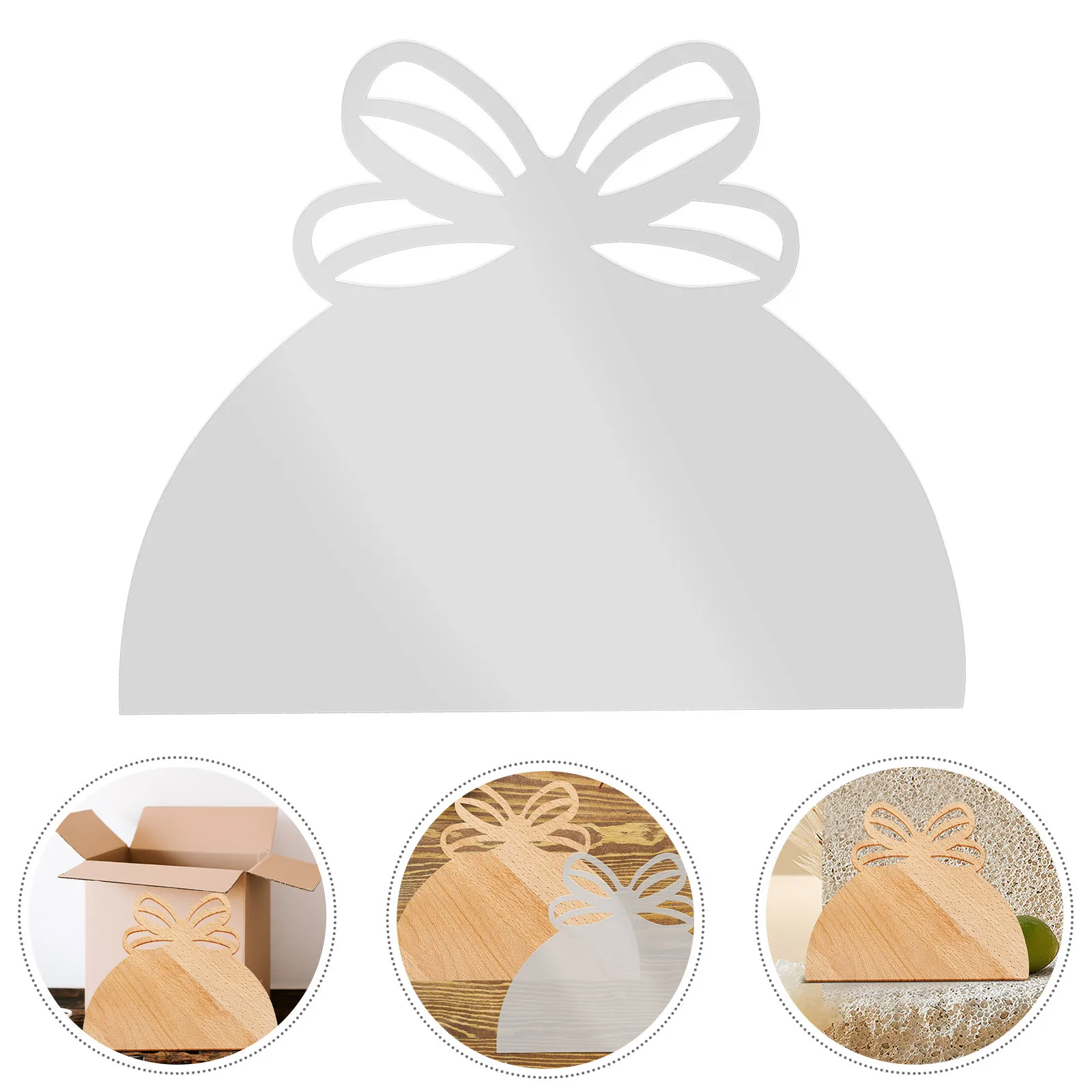 Acrylic Cutting Board Handle Template Sturdy Reusable Diy Woodworking Stencil For Charcuterie Board Making Clear Tool