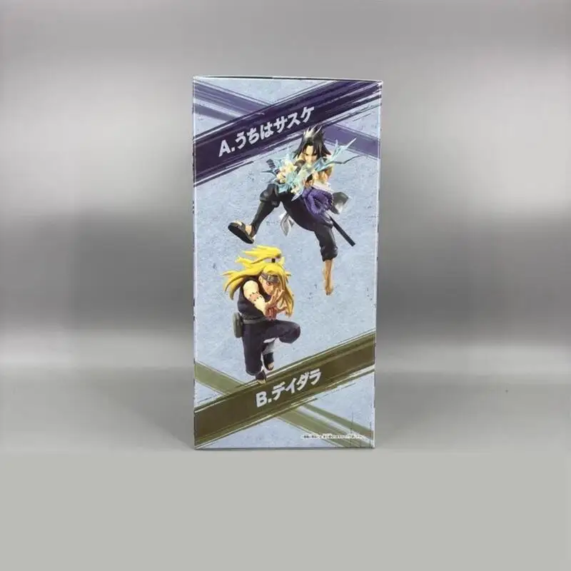 Figurki Bandai Original Naruto Uchiha Sasuke, oryginalne, dostępne od ręki, figurki akcji z anime, model z kreskówki, zabawka na biurko, dekoracja, ozdoby, prezenty na festiwale.