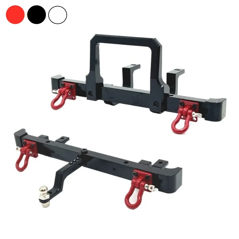 

MN82 LC79 Металлический передний задний бампер с украшением фаркопа 1/12 Обновление радиоуправляемого автомобиля Запчасти Аксессуары