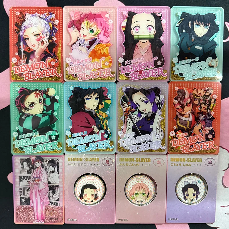 

Аниме Demon Slayer Kanroji Mitsuri Tokitou Muichirou Kochou Shinobu коллекционные карты подарки на Рождество и день рождения детские игрушки