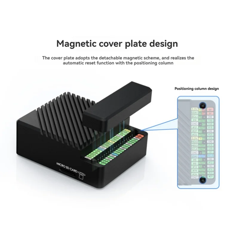 

【Hot Ltem】Dual-Ethernet CM5-DUAL-ETH Mini Expansion Board, Aluminum Alloy Shell For Compute Module 5 - US Plug