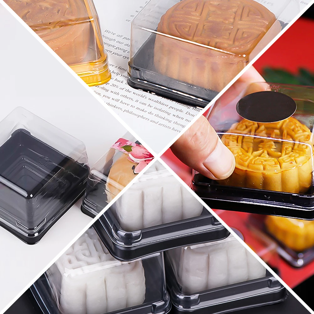 

Thicken Blister Egg Yolk Crisp Box Bakery Boxes Egg-yolk Puff Holder Moon Cake Container