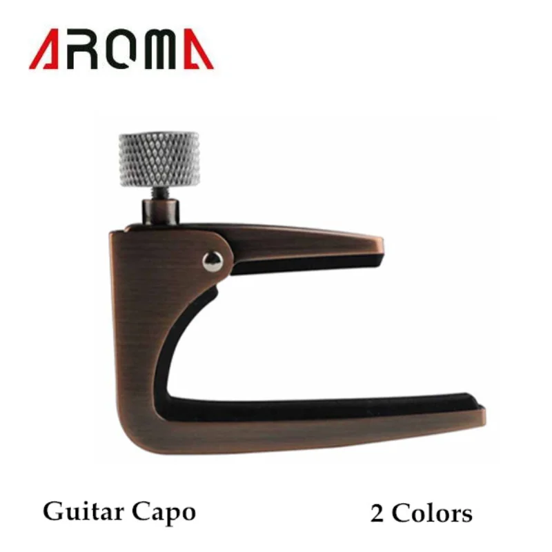 Aroma AC-11 Guitar Capo Zinc Alloy for Acoustic Electric Guitars Unique Color High Quality Guitar Parts and Accessories