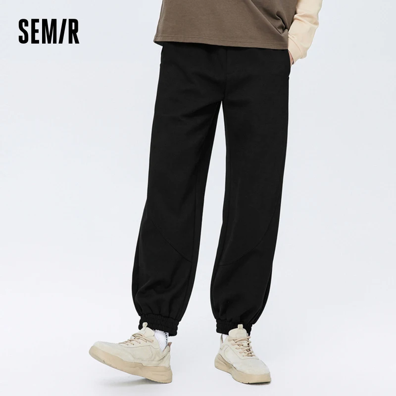 Semir Men Pants Casual Pants Autumn Fashion Comefortable Elastic Simple Design Loose Casual Sports Jogging Trousers for Men