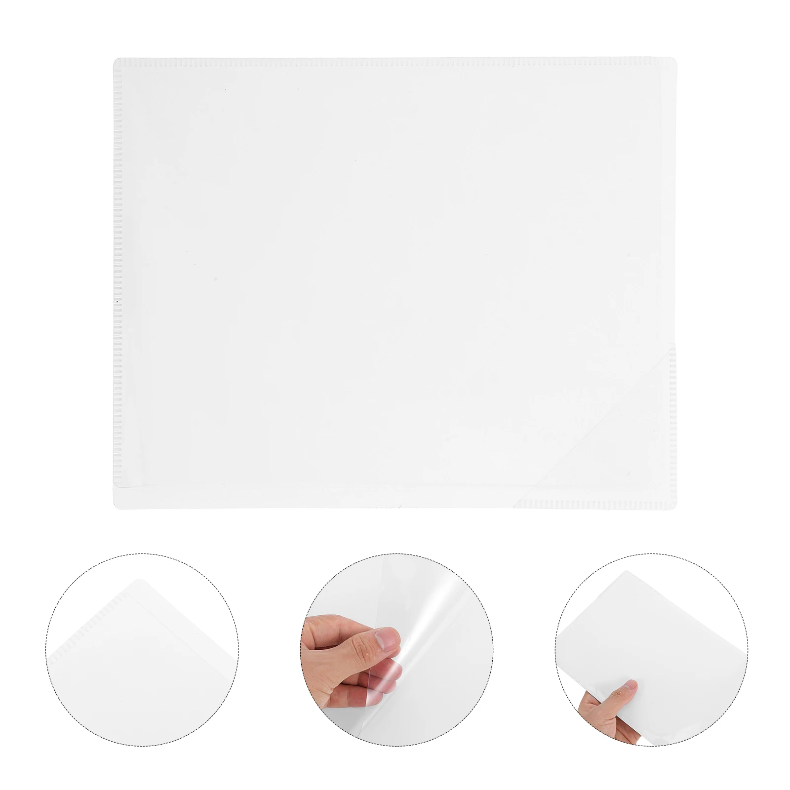 

Magnetic File Organizer Folder Transparent Pvc Document Holder For Office School A5 Clear File Folder With Magnetic Closure -