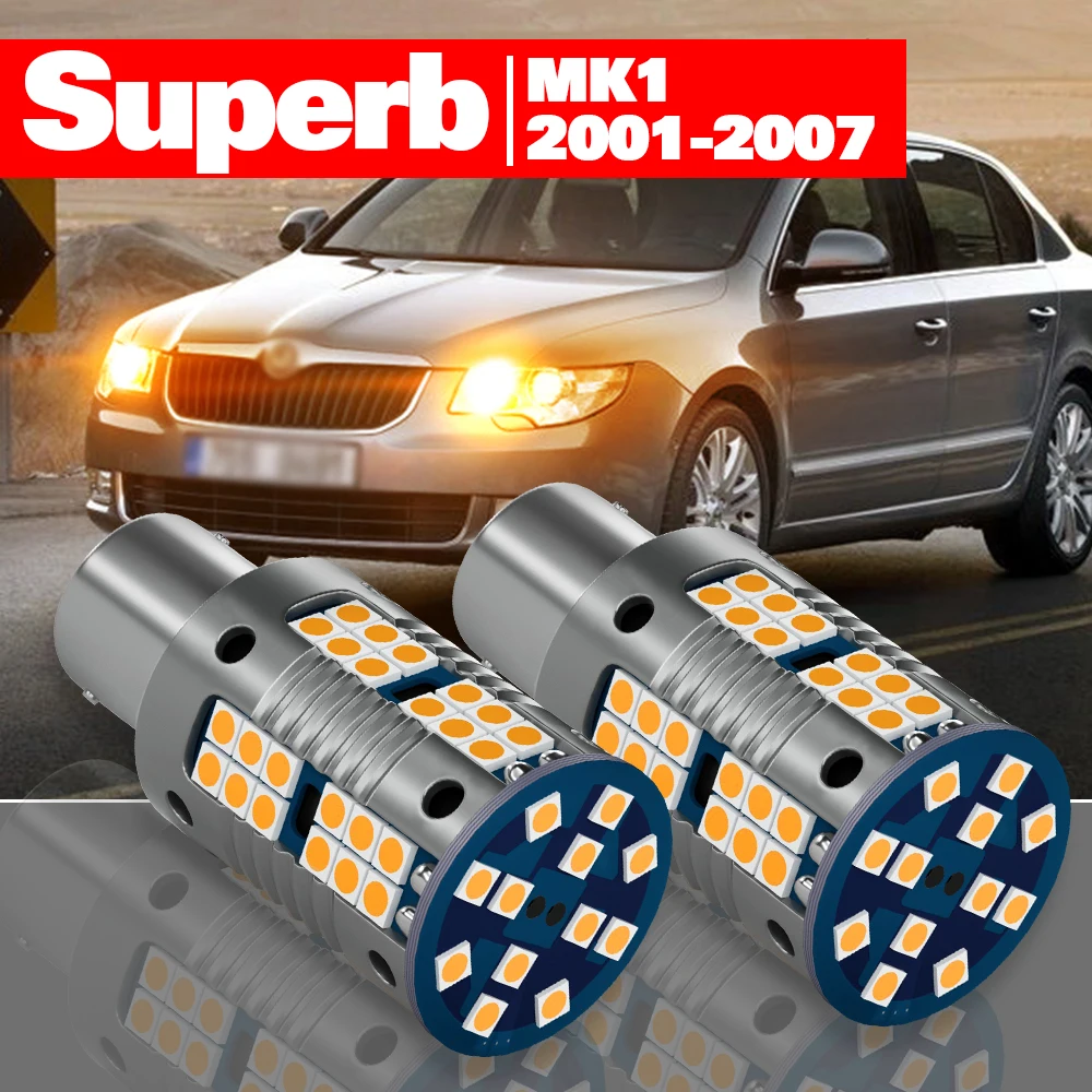 

For Skoda Superb MK1 2001-2007 2pcs LED Turn Signal Light Accessories 2002 2003 2004 2005 2006