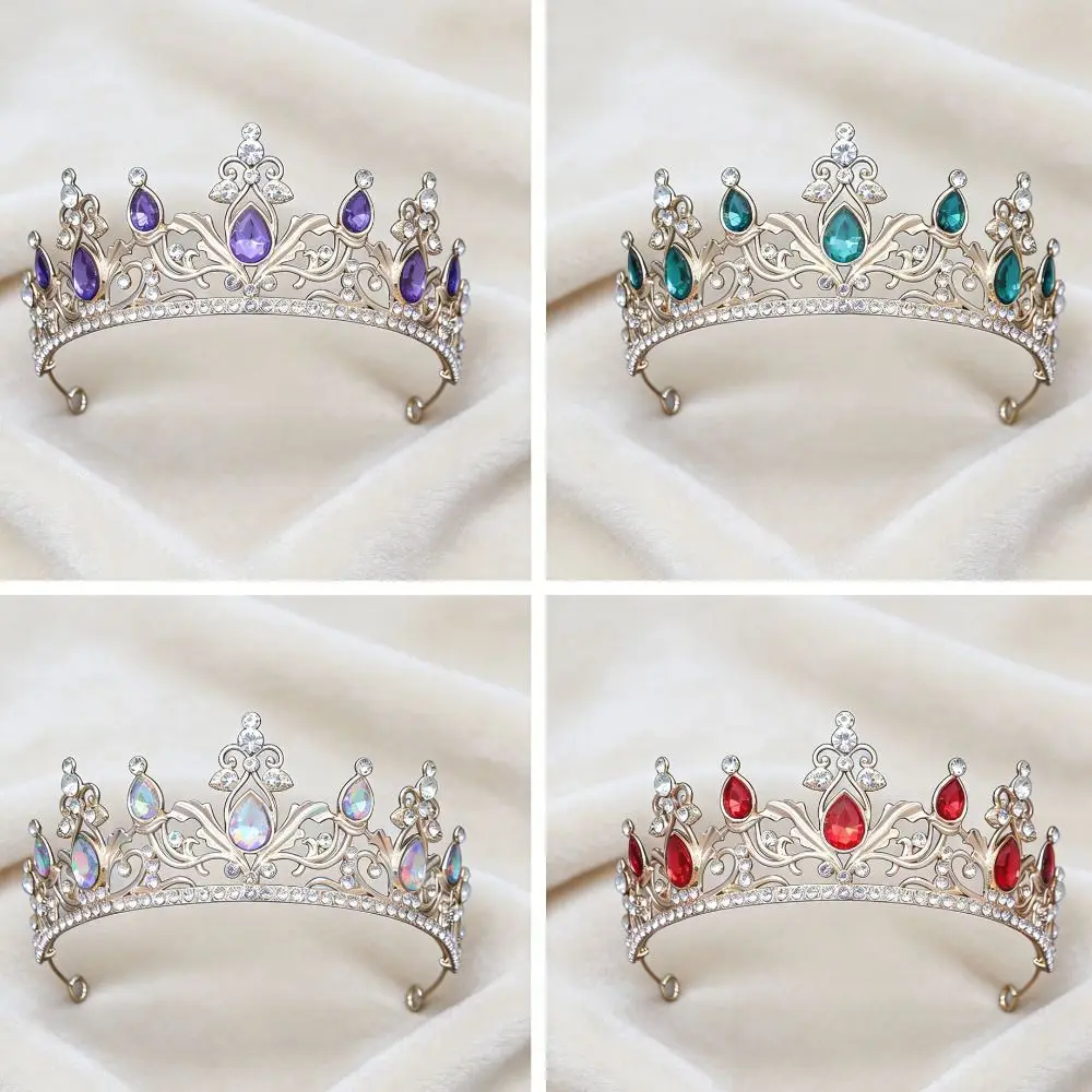 

New Headwear Rhinestone Hair Hoop Elegant Light Luxury Hair Crown Bridal Hair Accessories Shining Bridal Hairpin Wedding Jewelry