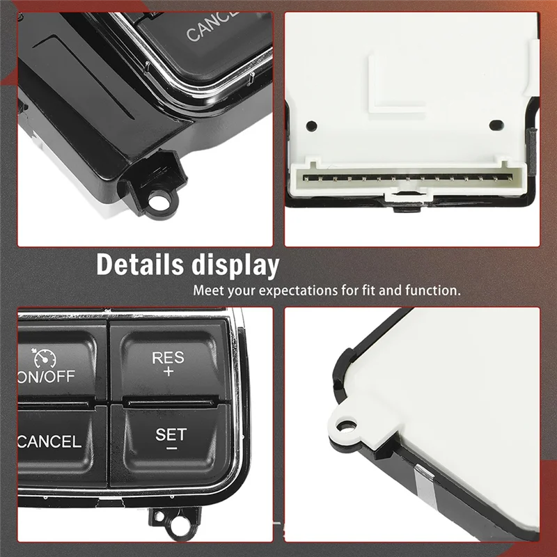 

Steering Wheel Cruise Control Switch 68111384AA CCA1384 For Dodge RAM 1500 2013-2022 RAM 1500 Classic 2019-2023