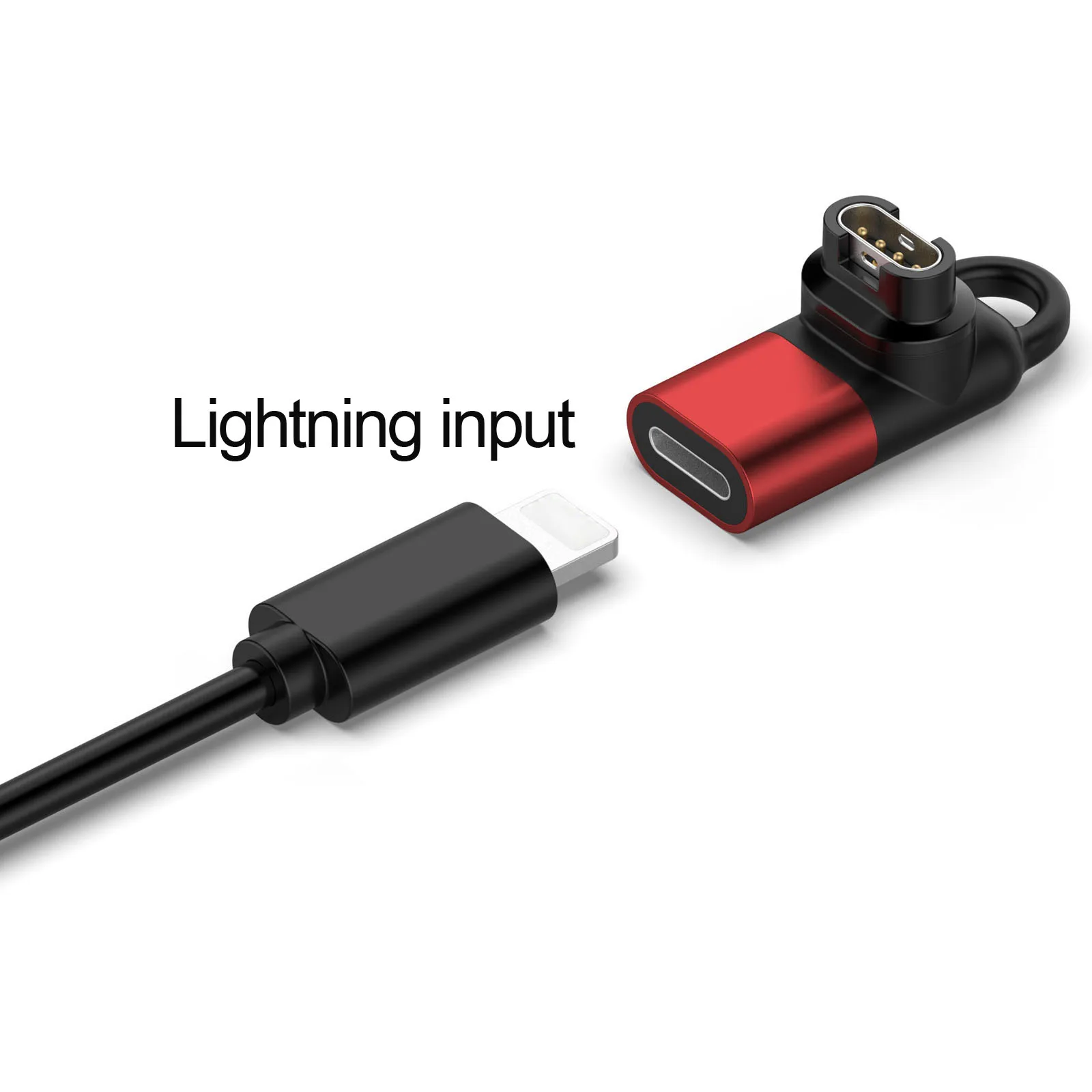 8pin Right Angle for phone to 4pin Connector Charger Coversion Adapter for Approach S60/Forerunner 945/935