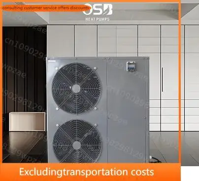 Air Source Heat Pump Industrial High Temperature Water Heater Screw Hot Cold Water Unit WiFi Function Solar Electric Powered