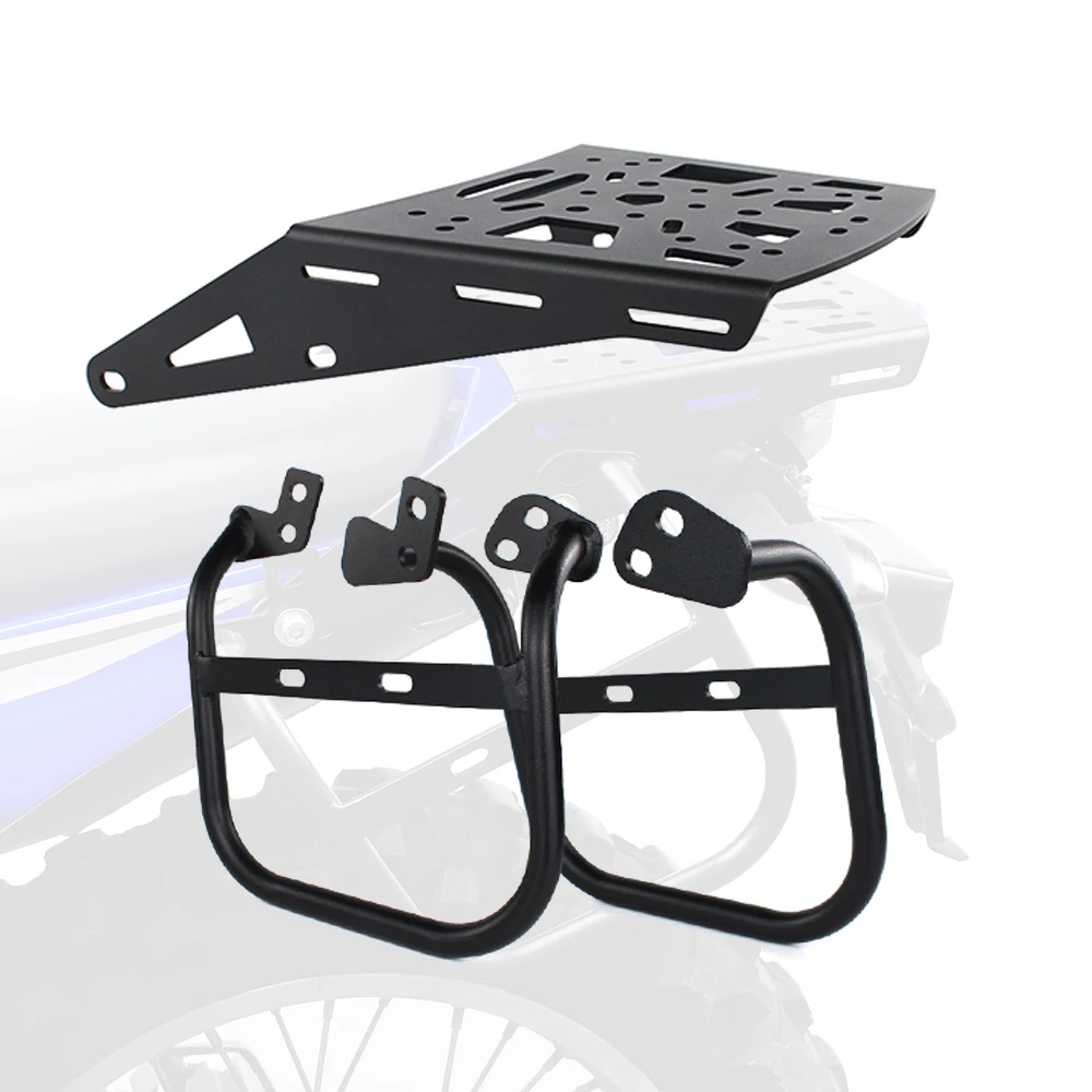 

Motorcycle Rear Rack Luggage Rack Fit For Yamaha XT250X All years XT 250X Saddlebag Support Racks Pannier Racks Side Carrier