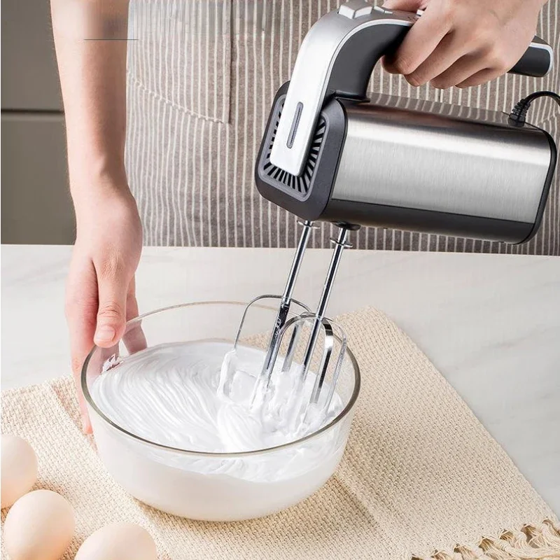 

Electric Egg Beater Household Egg Beater Handheld High Power Stirring Cream Egg White Baking Beater Home Appliance Food Trailer