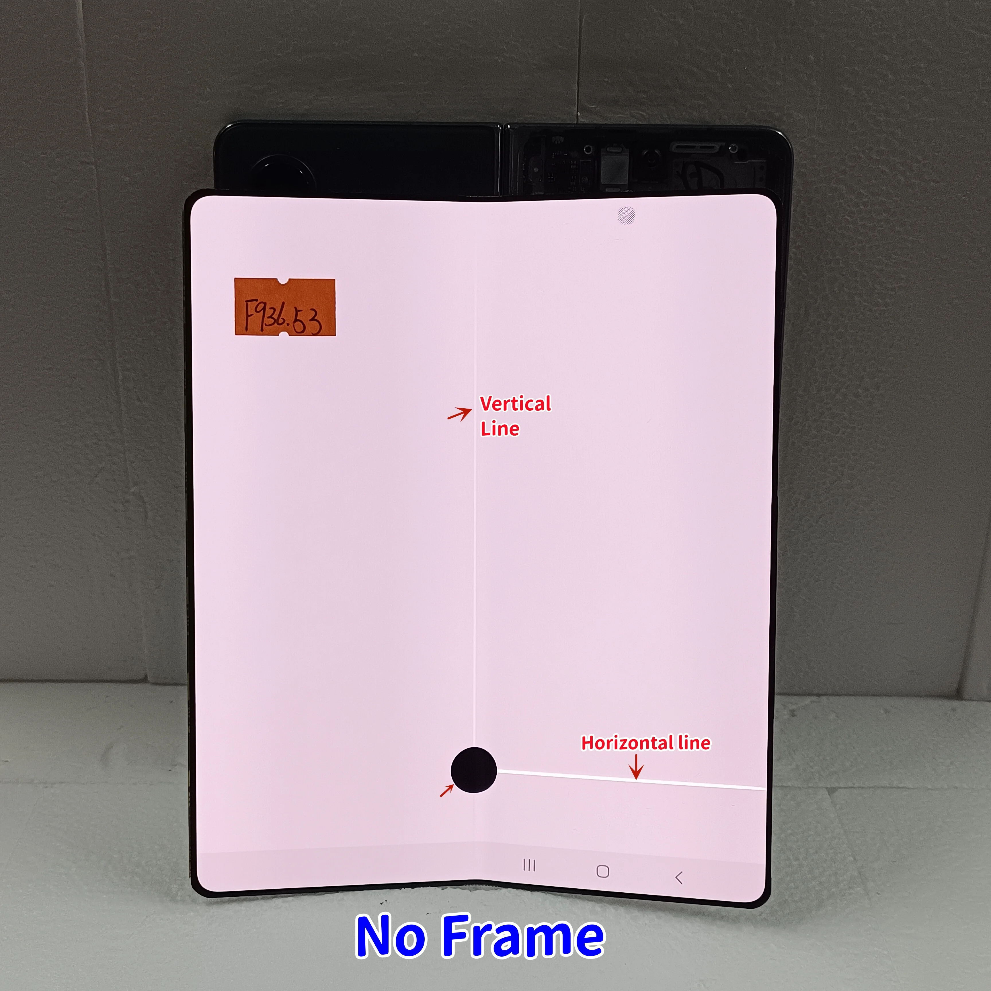 For Samsung Z Fold 4 5G LCD Display With defects AMOLED 7.6\