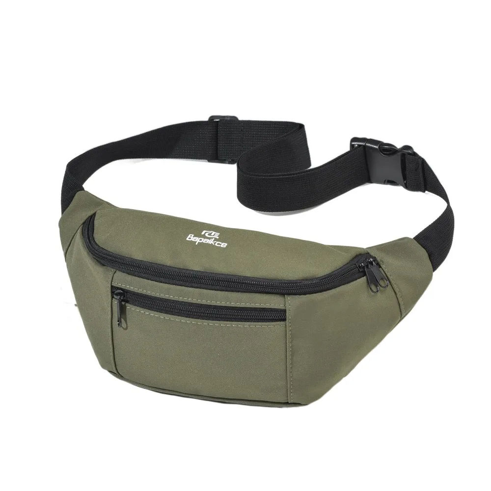 

Large Capacity Sports Chest Bag Waterproof Oxford Cloth Mobile Phone Bag Korean Style Multifunctional Men Waist Bag Travel
