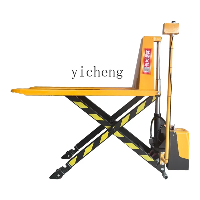 

XL1.5 tons manual scissor high lift truck 0.8 meters lift forklift high lift scissor hydraulic forklift